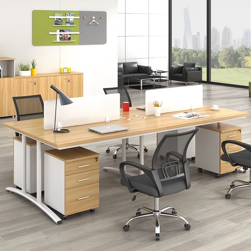 <b>办公桌简约现代桌椅组合职员电脑四人位椅工位</b>