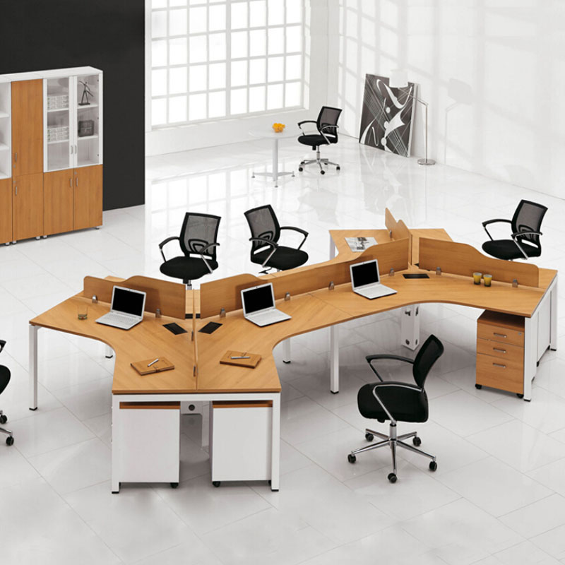 <b>北京办公家具办公桌简约现代电脑桌4人位屏风工</b>