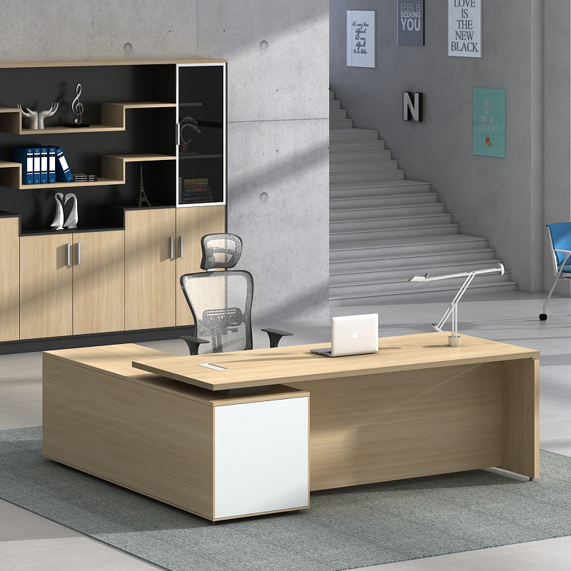 北京办公家具老板桌简约现代板式大班台主管桌