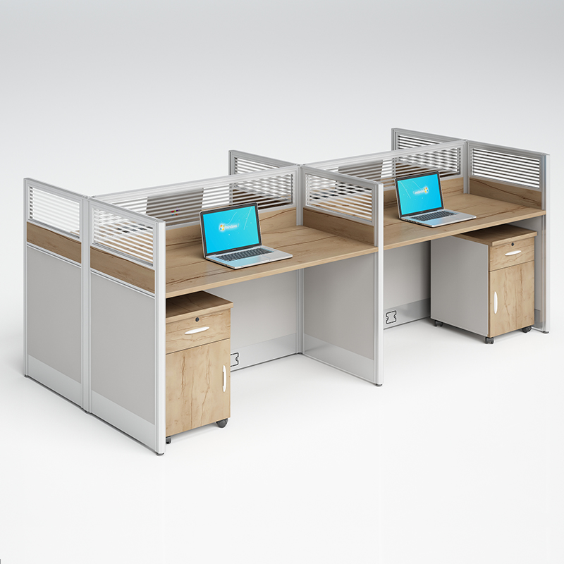 北京屏风办公桌椅组合职员办公桌员工位四人位