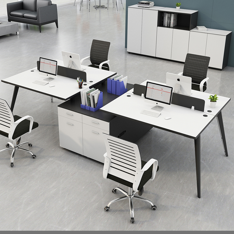 北京办公家具职员桌四人电脑工作位46人办公桌椅