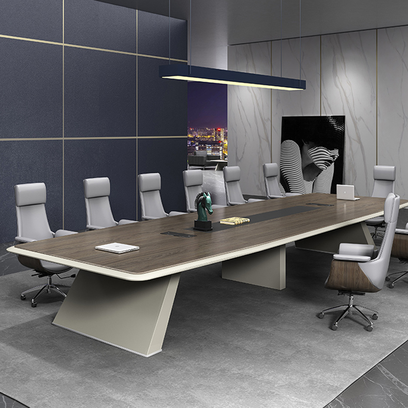 北京会议桌洽谈长桌简约现代办公室桌椅组合