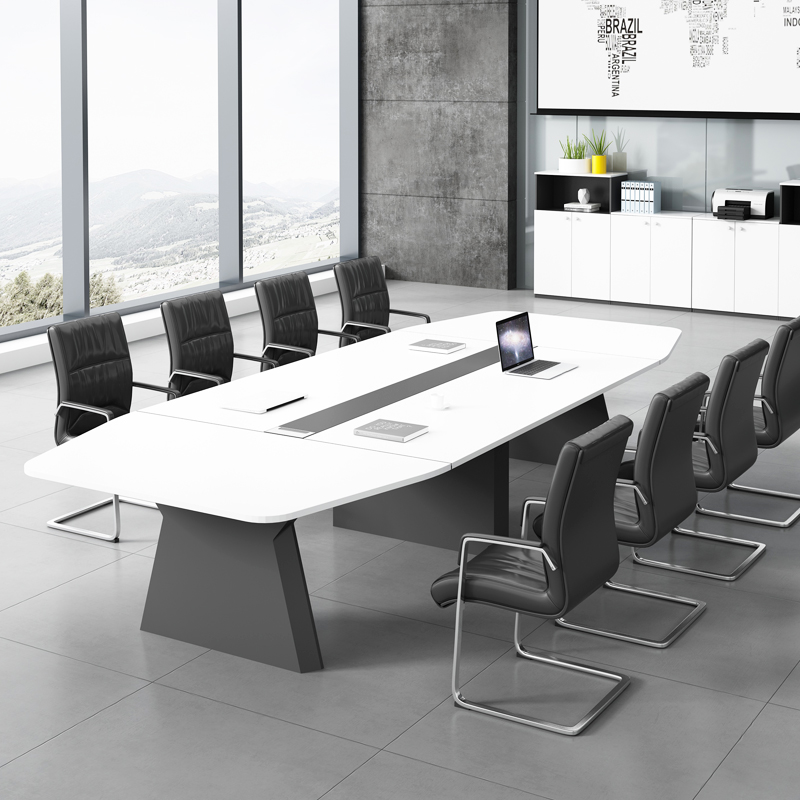 北京办公家具会议桌简约现代10人接待长方形办公