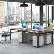 <b>北京办公家具办公桌椅简约现代 4人位屏风员工桌</b>