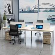 北京办公桌椅组合办公家具职员办公桌办公室4人