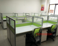 职员办公桌简约现代桌椅组合家具246人位屏风隔