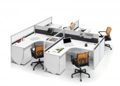 职员桌子办公家具办公室办公桌椅组合单双人四