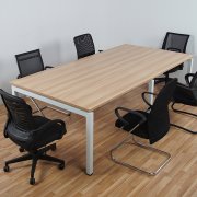 会议桌大小型长桌简约现代长方形培训桌洽谈桌