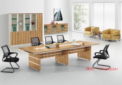 办公家具会议桌长桌简约现代大型板式培训桌长