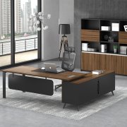 北京办公家具老板办公桌椅组合工作大班台简约