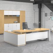 办公家具老板桌简约现代总裁桌办公桌椅组合北