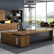 北京老板桌简约现代板式大班台办公家具主管桌