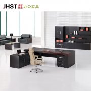 新款办公家具老板桌组合板式l大班台高管办公桌