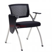 北京办公家具折叠椅带写字板培训椅会议椅子记