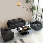 北京把弄个家具办公沙发组合简约现代商务接待