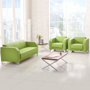 北京办公沙发茶几组合三单人店会客区办公室简